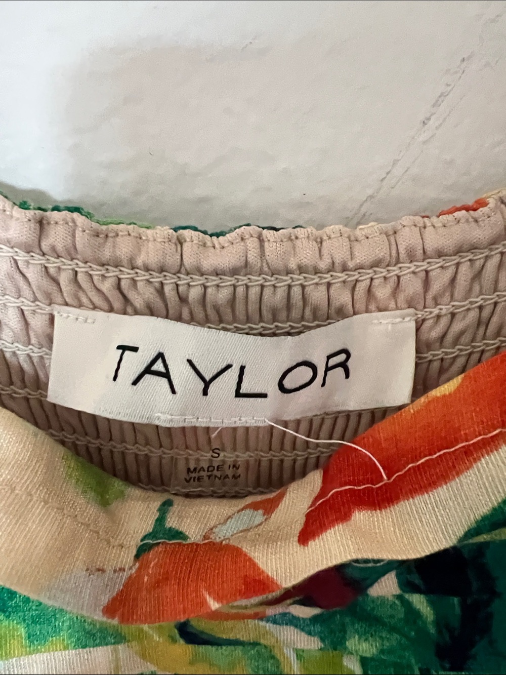 Taylor Floral Maxi Dress in Cream, Green and Pink - Picture 3 of 6